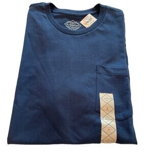 NWT St. JOHN'S BAY Legacy Tee Blue T-Shirt Men Sz S NWT